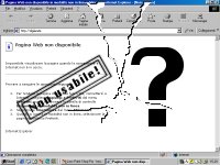 web usability - immagine di un sito non usabile che spacca lo schermo (in senso ironico)